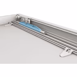 Glow + est un mécanisme coulissant pour armoires à portes superposées, équipé de rails en aluminium à fixation rapide et d'un ...