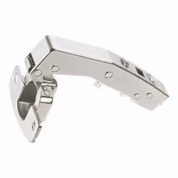 Charnière invisible clipsable avec ou sans amortisseur intégré dans le bras. Pour meuble d'angle. Réglage latéral +1 à -2 mm  ...