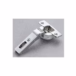 Charnière invisible Silentia clipsable avec amortisseur intégré dans la tête. Réglage latéral compensé de -1,5 à +4,5 mm. Rég ...