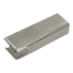 Salice - Cache pour ferrure avec équerre wind - Décor : Inox - Finition : Brillant