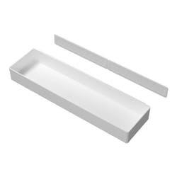 Boites de rangement - Décor : Blanc - Longueur : 444 mm Gollinucci