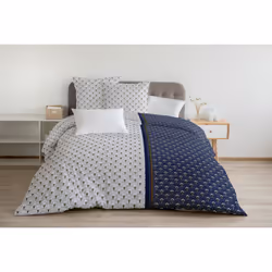 LE RAINBOW COMPREND : 1 HOUSSE DE COUETTE & 2 TAIES D'OREILLER - 100% Coton / 57 Fils - Tissage serré - Une agréable sensatio ...