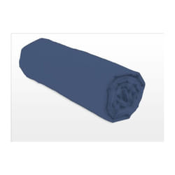 Les Tendances - lovely home Drap housse - 160 x 200 + 25 cm - 100% coton - Bleu