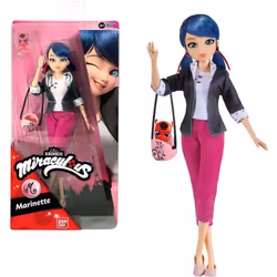 BANDAI Miraculous Ladybug - Poupee mannequin 26 cm : Marinette