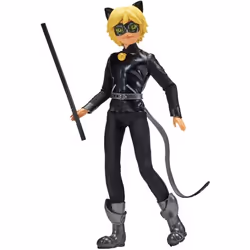 Poupée Miraculous Ladybug et Chat noir - Bandai - Chat Noir Adrien - Poupée mannequin articulée 26 cm