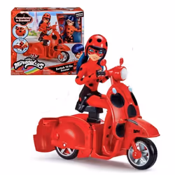 Poupée Ladybug et mini scooter Bandai Miraculous