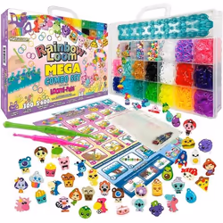 Kit de fabrication de bracelets Rainbow Loom - Métier à tisser avec 5600 élastiques charms et perles - BANDAI
