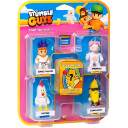 Pack de 5 figurines Bandai Stumble Guy 6 cm Modèle aléatoire