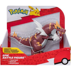 Figurine - BANDAI - Pokémon légendaires Rexilius - 30 cm articulée à l’échelle des dessins animés