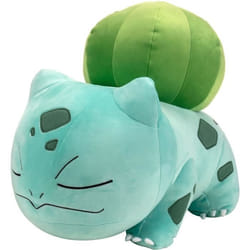 Peluche - BANDAI - Pokémon Bulbizarre dort - 40 cm douce et moelleuse
