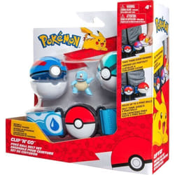Ceinture - BANDAI - Pokémon Clip ‘N’ Go - 1 ceinture 2 Poké Balls et 1 figurine Carapuce 5 cm