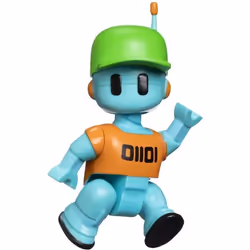 Figurine articulée - BANDAI - Stumble Guys - Robot Guy - 11 cm - Avec stickers