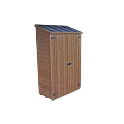 HABRITA - Abri mural multiusages - panneaux 19 mm - Surface extérieure : 0.83 m2 - bois massif traité très haute température
