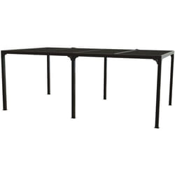 HABRITA Pergola bioclimatique en Aluminium XXL - Gris anthracite