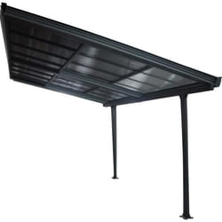 Toit terrasse ALUMINIUM HABRITA avec toit amovible - Surface 1204 m² - gris anthracite