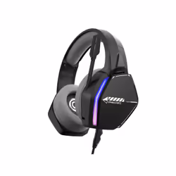 Oniverse Casque Filaire LED Nebula Infinite Black, Avec fil, Jouer, 20 - 20000 Hz, Casque, Noir