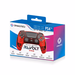 Oniverse Revolt Gris, Rouge Bluetooth Manette de jeu Analogique/Numérique PC, PlayStation 4 - Vue supplémentaire 6