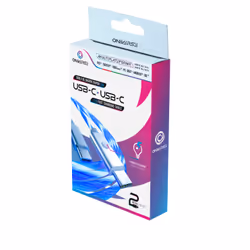 Oniverse CABLE LED TYPE C -C 2 metres, 1 m, USB C, USB C, Bleu