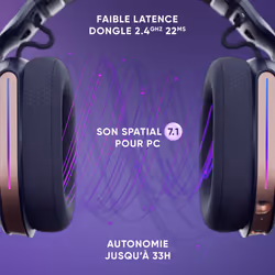 Oniverse Casque Gaming sans fil Polaris - Sideral Blue (Multiplateforme) - Vue supplémentaire 8
