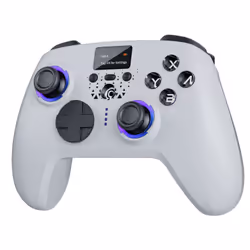 Oniverse Aura Blanc Bluetooth Manette de jeu Android, MAC, Nintendo Switch, Nintendo Switch 2, Nintendo Switch Lite, Nintendo Switch OLED, PC - Vue supplémentaire 2
