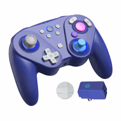Oniverse Manette Sans fil Bluetooth Foenix - Ultra Violet (Nintendo Switch 2 / Switch / Gamecube / Wii / PC) - Vue supplémentaire 2