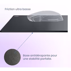 Oniverse Glasspad Tapis de souris de jeu Noir - Vue supplémentaire 5