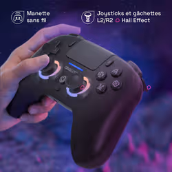 Oniverse Corion Noir Bluetooth Manette de jeu Analogique/Numérique PlayStation 5, PC, iOS, Android - Vue supplémentaire 3