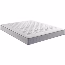 Matelas Simmons Easy - Ressort - Ferme - Blanc - Ressorts ensachés - 90x200