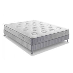 Ensemble Simmons Climos - 600 ressorts ensachés 90x190 Gris