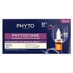 Phyto Phytocyane Traitement Antichute Progressive Femme 12 x 5 ml