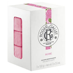 Roger & Gallet Rose 3 Savons Bienfaisants de 100 g