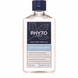 Le shampooing Phyto Cyane-Men nettoie efficacement le cuir chevelu, il lave parfaitement les cheveux et leur redonne leur bea ...