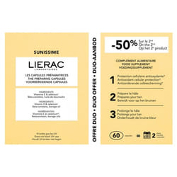 Lierac Sunissime Les Capsules Préparatrices Lot de 2 x 30 Capsules