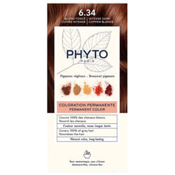 Phyto Couleur Coloration Permanente - Coloration : 6.34 Blond Foncé Cuivre Intense