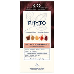 Phyto Couleur Coloration Permanente - Coloration : 6.66 Châtain Clair