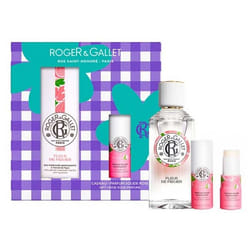 Roger & Gallet Fleur de Figuier Coffret Eau Parfumée Bienfaisante 100 ml + Parfum Solide Bienfaisant 5 g Offert