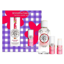 Roger & Gallet Gingembre Rouge Coffret Eau Parfumée Bienfaisante 100 ml & Parfum Solide Bienfaisant 5 g Cadeau
