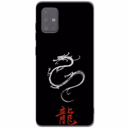 Coque Samsung A51 5G silicone Dragon Chinois Goku - Samsung - Bleu - MANGA - TELEPHONE SAMSUNG A51 5G