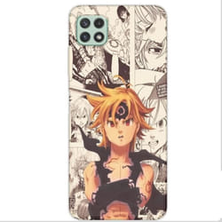Coque Samsung Galaxy A22 5G - Samsung - Meliodas The Demon - Bleu - Manga - Dessin animé