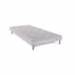 Sommier - DUNLOPILLO - Somnilat - A lattes - 120 x 190 cm - Gris perle