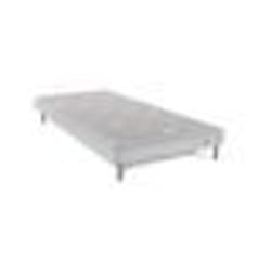 Sommier - DUNLOPILLO - Somnilat - A lattes - 120 x 190 cm - Gris perle