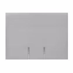 Tête de lit - DUNLOPILLO - ESSENTIELL-160-DBGRI - Gris - Epaisseur 10 cm - Hauteur 122 cm