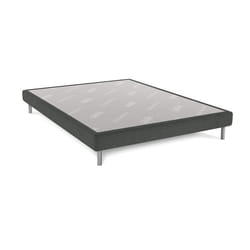 Sommier tapissier à lattes - DUNLOPILLO - 160 x 200 - Gris - Aluminium - Somnilat