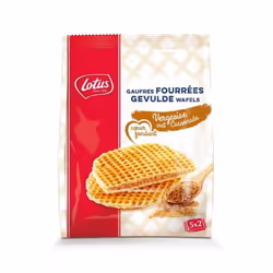 LOTUS - Gaufres Coeur Fondant Vergeoise 310G - Lot De 4