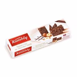 KAMBLY - Noisette Au Chocolat Noir 100G - Lot De 4