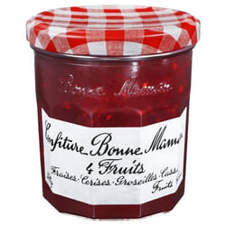 BONNE MAMAN - Confiture 4 Fruits (Fraises Cerises GroseillesCassis) 370G - Lot De 4