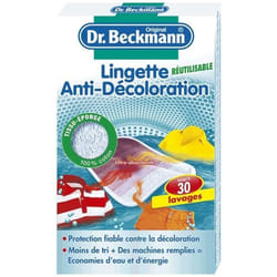 Lingettes Anti Décoloration - DR BECKMANN - Maxi - Réutilisables 30 Fois - Lot de 3 - Mixte