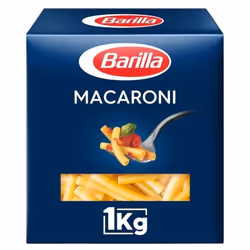 BARILLA - Pâtes Macaroni 1Kg - Lot De 4