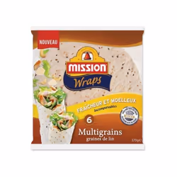 MISSION - Wraps Multigrains 370G - Lot De 4