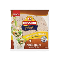 MISSION - Wraps Multigrains 370G - Lot De 4